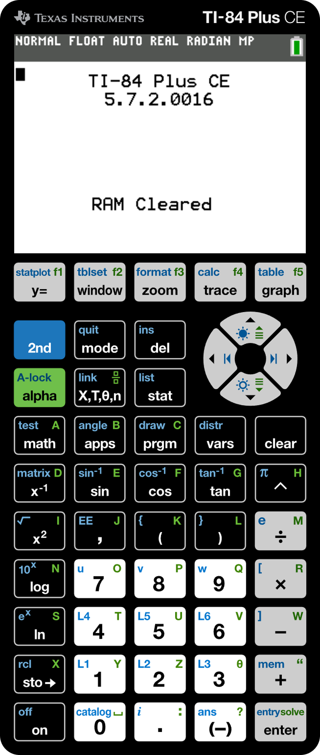 TI-84 Online Calculator - Free Graphing